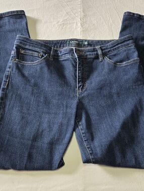 Lauren Ralph Lauren Skinny Jeans Women's 12 Medium Wash 30 Inch Inseam
